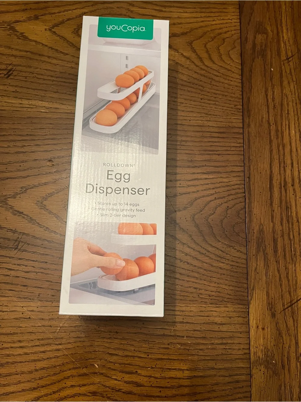 YouCopia RollDown Egg Dispenser, new
